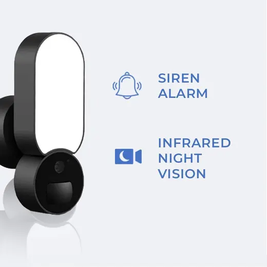 OPAX-60120 PROJEKTÖRLÜ WiFi KAMERA / ALARM / KARŞILIKLI KONUŞMA / HAREKET SENSÖRÜ / SD KART DESTEĞİ görseli 8