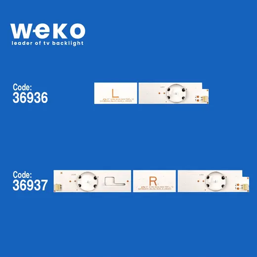 WKSET-6232 36936X5 36937X5 SVY550AH0_REV00_5LED_L/R_150223 10 ADET LED BAR alternatif görünüm
