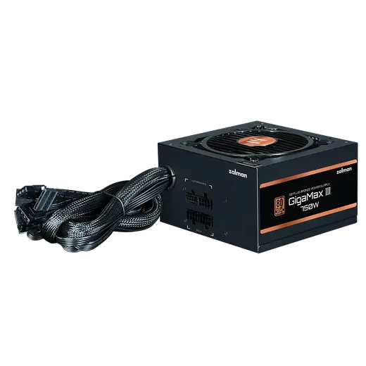 ZALMAN 750w 80+ Bronze ZM750-GV3 (GigaMaxIII 750W) PCIe 5.0 Power Supply görseli 5