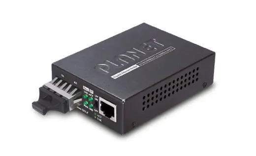 PLANET PL-GT-802S 10/100/1000BASE-T to 1000BASE-LX Media Converter (SC, SM) -20km
