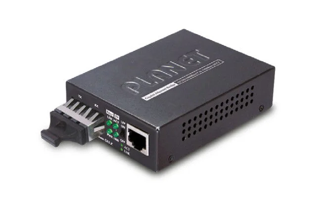 PLANET PL-GT-802S 10/100/1000BASE-T to 1000BASE-LX Media Converter (SC, SM) -20km
