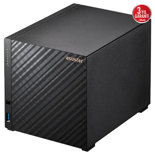 ASUSTOR 4diskli Realtek QC-1GB RAM-2.5GbE Nas Server AS1204T görseli 3
