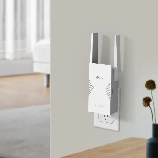 TP-LINK RE235BE WIFI7 BE3600 Çift Bant Menzil Genişletici Priz Tip alternatif görünüm