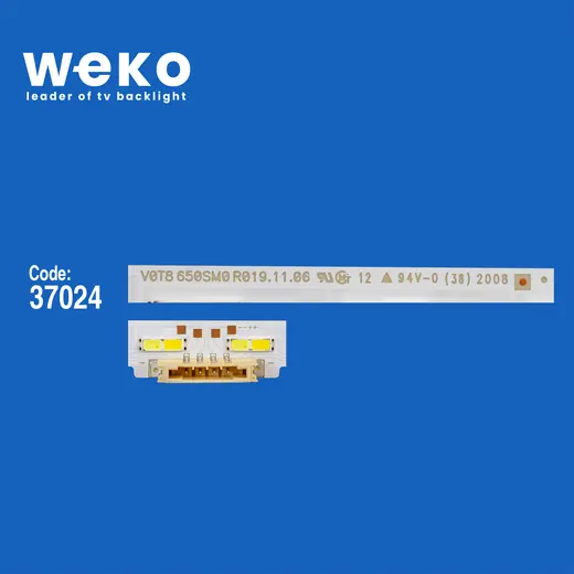 WKSET-6531 37024X2 V0T8-650SM0-R0 BN96-50380A 2 ADET LED BAR (54LED) alternatif görünüm