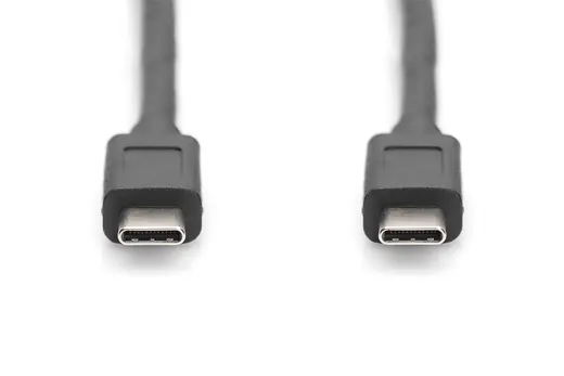 DIGITUS AK-300139-010-S USB Tip-C Bağlantı Kablosu, tip C Erkek <-> tip C Erkek, 1 metre, USB 3.2 Gen2, 5A, 10GB görseli 5