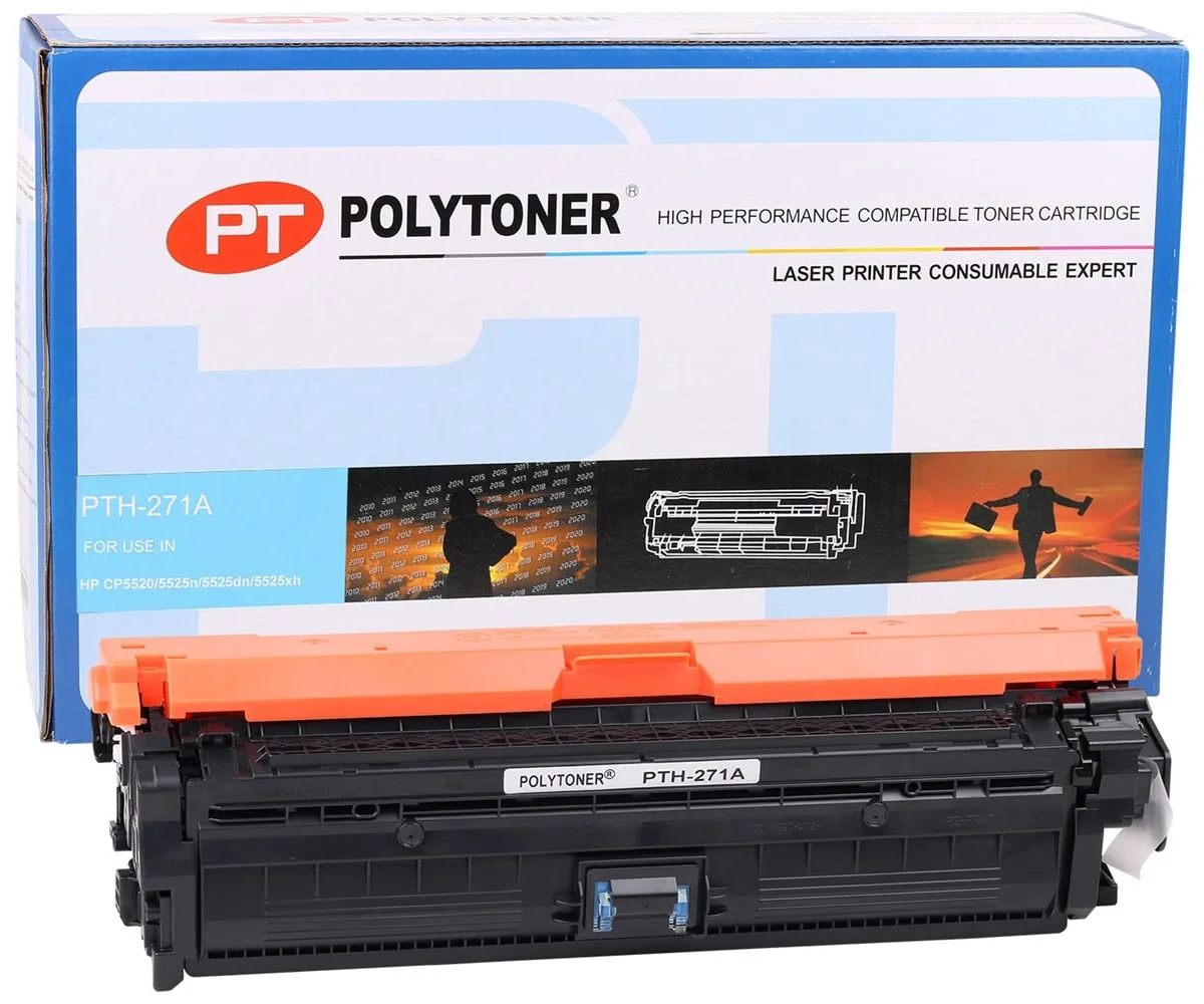HP CE271A (650A) Polytoner Mavi CP5520-5525n-5525dn-5525xh (Reman)