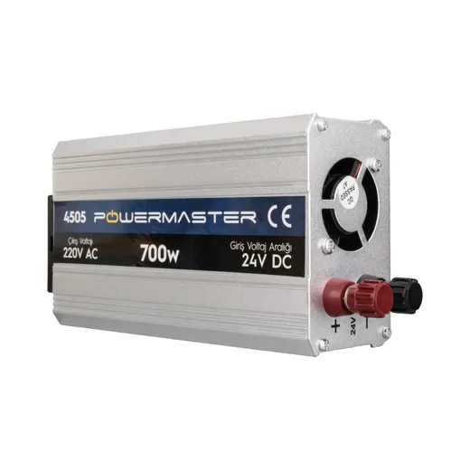 POWERMASTER PM-4505 24 VOLT - 700 WATT MODIFIED SINUS INVERTER alternatif görünüm