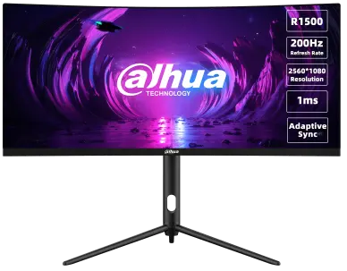 DAHUA 30" LM30-E330CA 2560x1080 R1500 1MS 200Hz 2xDP/2xHDMI +VESA +CURVED