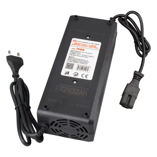 POWERMASTER PM-7023 72 VOLT - 32 AMPER ELEKTRİKLİ BİSİKLET ŞARJ CİHAZI görseli 3