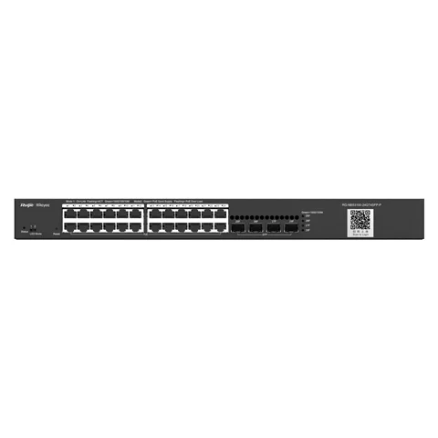 RUIJIE REYEE RG-NBS3100-24GT4SFP-P V2 24 PORT 10/100/1000 +4SFP POE 370W YONETILIR