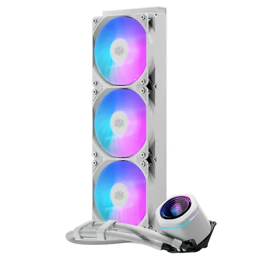 COOLERMASTER 360MM MASTERLIQUID CORE NEX MLX-D36M-A18PA-RW ARGB AM5-1851p Sıvı Soğutmalı İşlemci Fanı Beyaz alternatif görünüm