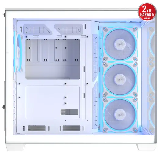 ASUS A32 PLUS TG ARGB Gaming Mid-Tower PC Kasası Beyaz / 90DC00S3-B19000 görseli 2