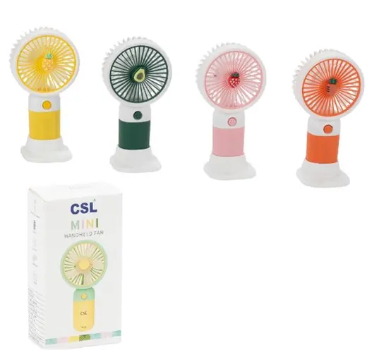CSL CS-38 Şarjlı Mini Fan Pembe alternatif görünüm