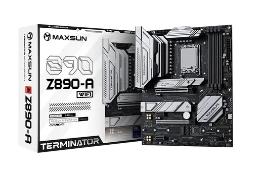 MAXUN TERMINATOR Z890A WIFI6 DDR5 HDMI-DP PCIE 5.0 1851p ATX görseli 5