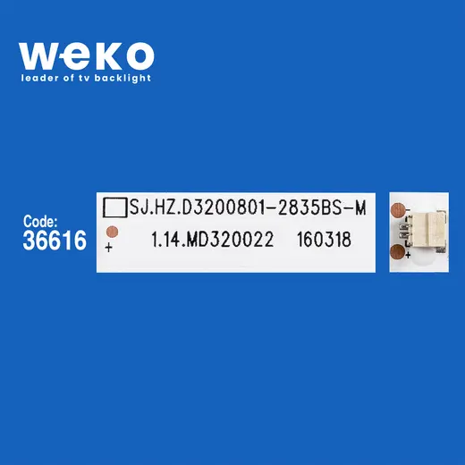 WKSET-5926 36616X2 SJ.HZ.D3200801-2835BS-M 2 ADET LED BAR alternatif görünüm