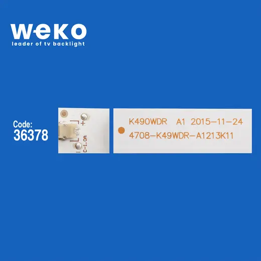 WKSET-5879 36378X12 K490WD B1 4708-K49WD7-B1213K01 12 ADET LED BAR alternatif görünüm