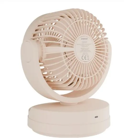Everest EFN-509 Krem- Kahve 7 İnç 3 Kademeli 2100 RPM Hız Duvar Tıpı Ve Masaüstü Usb Fan alternatif görünüm