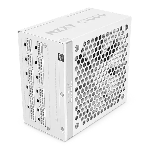 NZXT 1000W 80+GOLD C1000 PA-0G2BW-EU Tam Modüler Power Supply Beyaz görseli 6