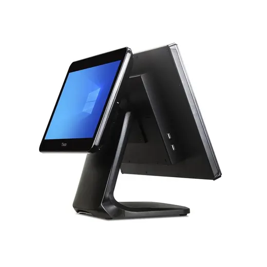 TIWOX TP-7610D 18.5" I7 10.NESİL(10710)128GB NWME SSD 8GB DDR4 RAM 1366X768 DOKUNMATİK POS PC +13.2" MÜŞTERİ EKRANI görseli 3