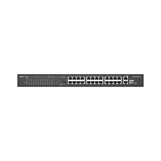 RUIJIE REYEE RG-ES126S-P 24 PORT 10/100 1xUPLINK 1xCOMBO 370W POE YONETILEMEZ SW