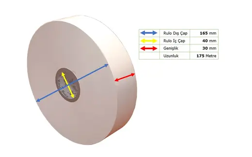 30mm X 175m Ağır Yıkama Kumaşı görseli 3