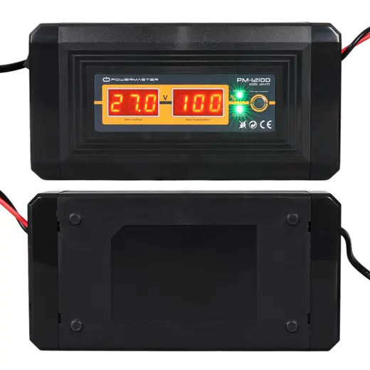POWERMASTER SON-1210D 12 VOLT/24 VOLT - 10 AMPER DİGİTAL EKRANLI AKILLI KURU - ASİT - JEL AKÜ ŞARJ CİHAZI alternatif görünüm