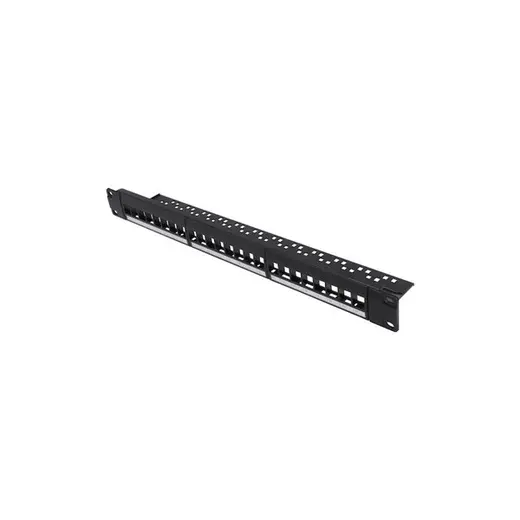 PG 1U 24port Cat6 Utp Boş Patch Panel PG-24-B