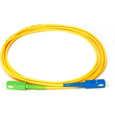 SC-APC / SC-UPC (SM) FIBER PATCH KABLO SIMPLEX - 30 CM