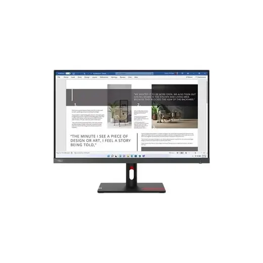27 LENOVO S27I-30 THINKVISION 63DFKAT4TK FHD 4MS 100HZ HDMI+VGA WLED MONITOR (3 YIL GARANTİ) görseli 1