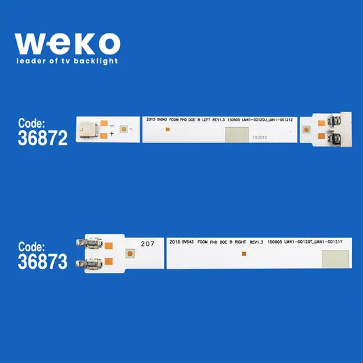 WKSET-6083 36872X4 36873X4 L1_N5K_D3_FAM_L4/R3 8 ADET LED BAR alternatif görünüm