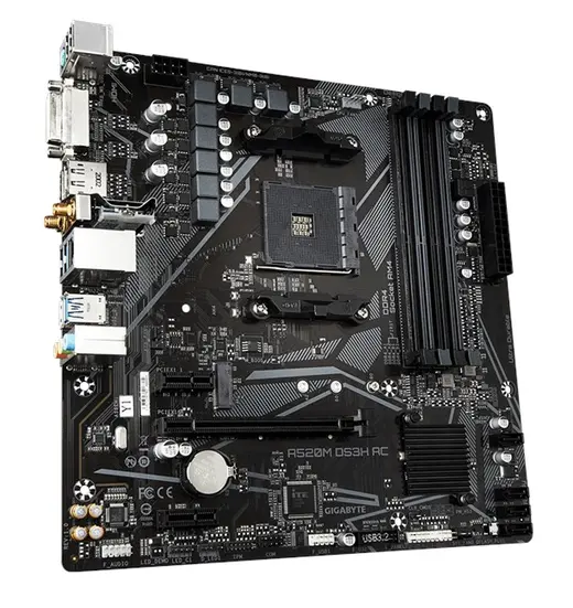 Gigabyte A520M DS3H AC AM4 D4 Dvi-D Hdmi Dp alternatif görünüm