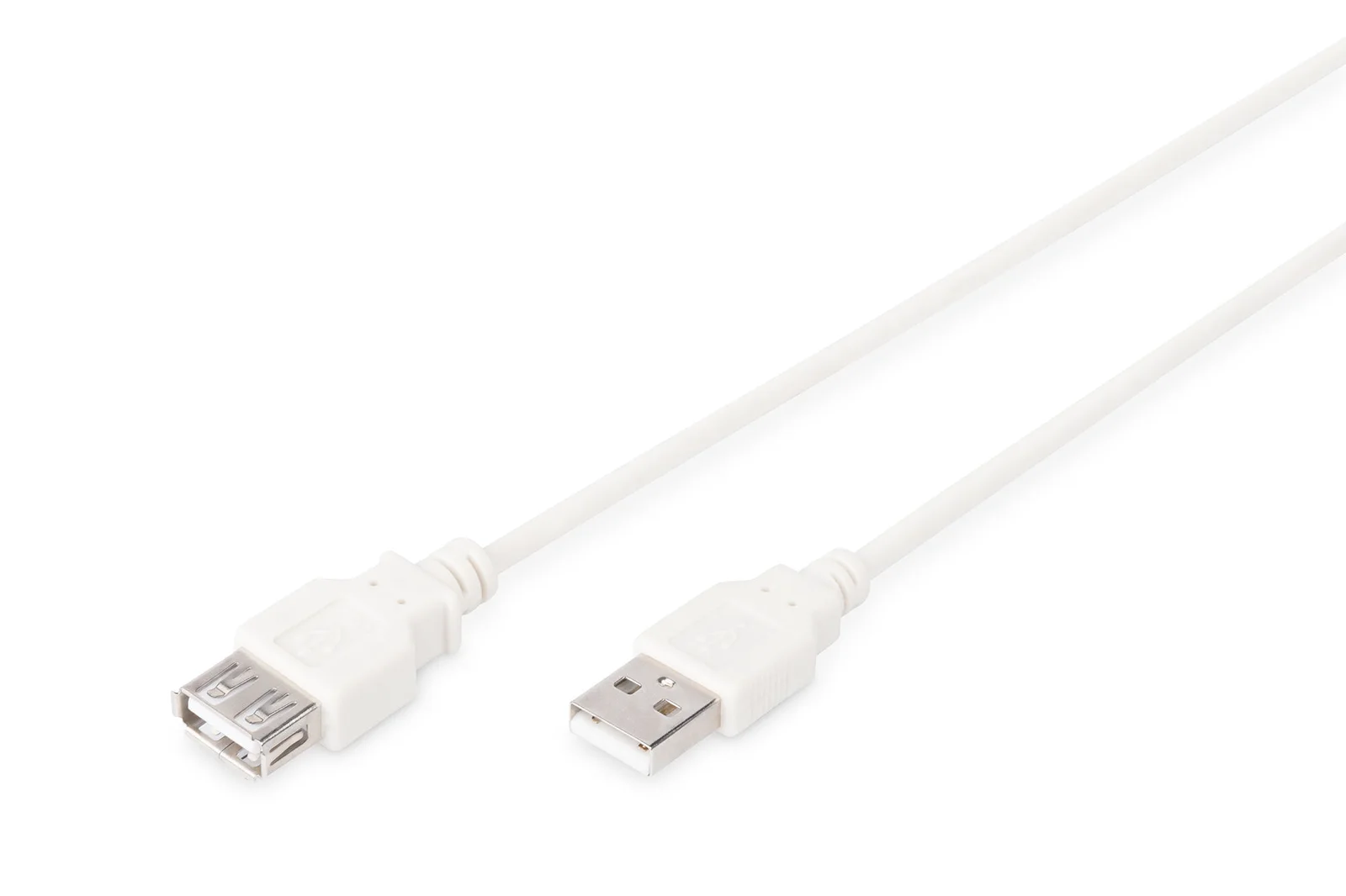 DIGITUS AK-300202-018-E USB 2.0 Uzatma Kablosu, USB A, Erkek - USB A Dişi, AWG 28, 1.8 metre, USB 2.0 uyumlu, UL