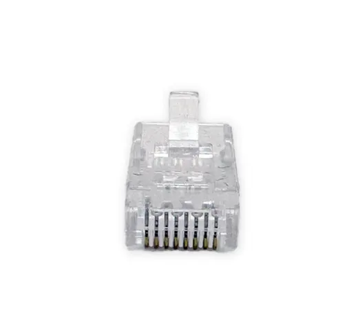 BEEK BC-MP6-FR Modüler Fiş, Category 6 (CAT.6), RJ45, 8P8C, Zırhsız/Unshielded, Yuvarlak Kablo Tipi alternatif görünüm