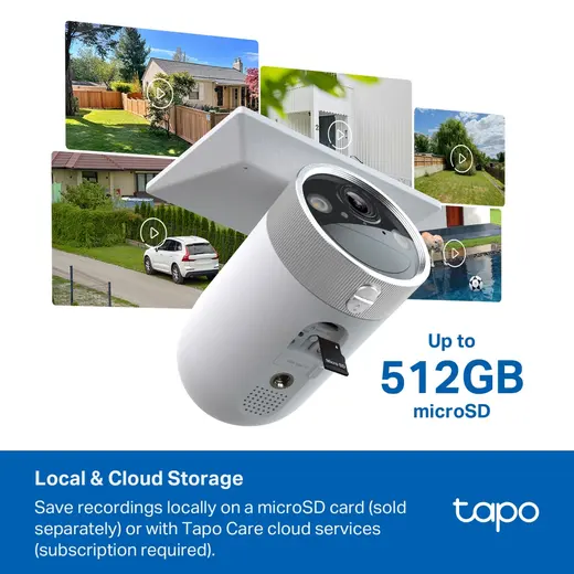 TP-LINK 8MP Bullet 3MM WIFI Kablosuz Güneş Panelli Pilli IP Kamera TAPO-C465 görseli 1