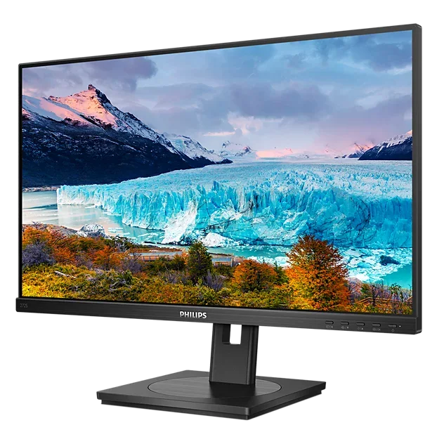 PHILIPS 27" IPS 272S1M-00 4MS 75HZ HDMI-DP DVI Pivot Kurumsal Monitör 1920X1080