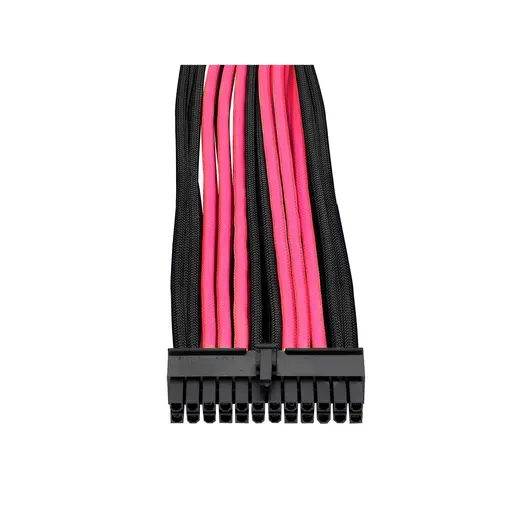 Thermaltake TtMod Pembe/Siyah Power Supply Sleeved Kablo Seti (16 AWG) görseli 1
