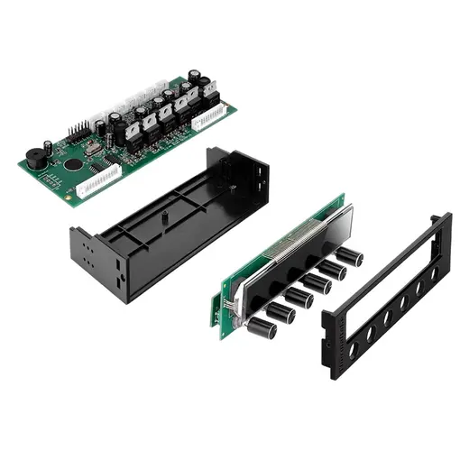THERMALTAKE Commander F6 AC-024-BN1NAN-A1 RGB LCD Ekranlı Multi Fan Kontrol Ünitesi görseli 2