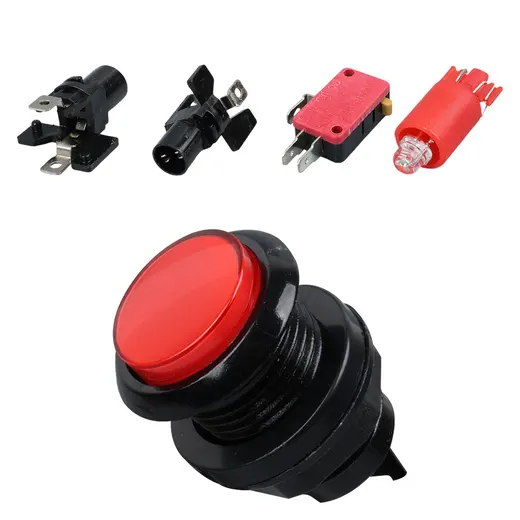 POWERMASTER IC-180J-1 ATARİ BUTONU 12V LEDLİ KAFA ÇAPI 24MM DELİK ÇAPI 24MM alternatif görünüm