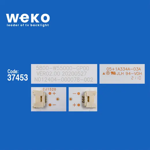 WKSET-6790 37453X5 5800-W55000-GP00 VER02.00 20200527 5 ADET LED BAR ( MAVİ IŞIK ) alternatif görünüm