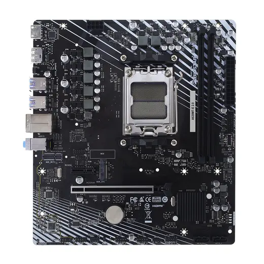 Biostar A620MT-E 2.0 AMD AM5 DDR5 8000(OC) HDMI DP M2 mATX görseli 3
