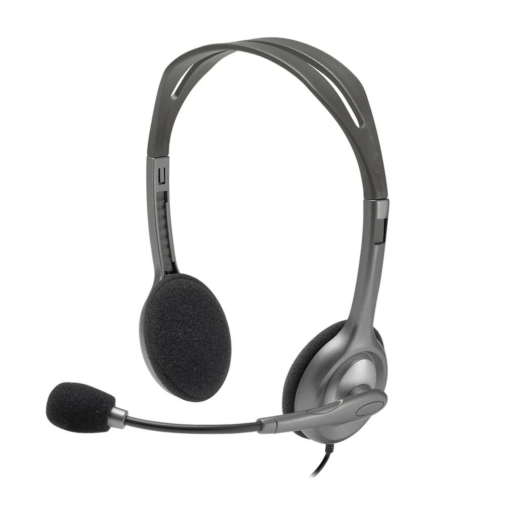 Logitech H110 Mikrofonlu Kulaklık Gri 981-000271
