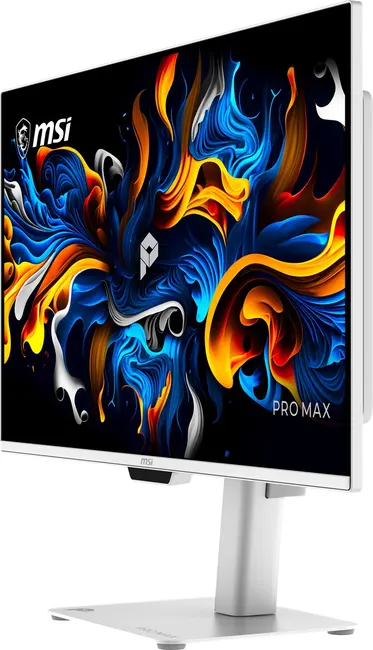 MSI 27" OLED PRO MAX 271UPXW12G 0.03MS 120HZ HDMI-DP Pivot Kurumsal Monitör 3840x160 Beyaz görseli 4