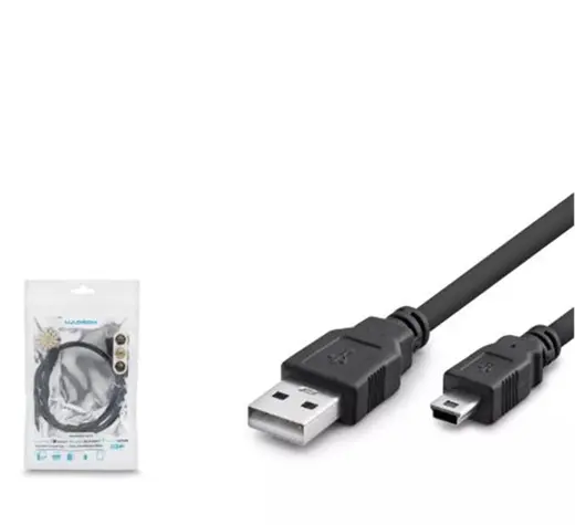 Hadron Hdx7524 Usb Mini V3-5Pin To Usb Kablo 50Cm Siyah