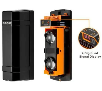 ABT-100 2 IŞINLI KABLOLU 100 METRELİK HARİCİ TİP INFRARED BEAM DEDEKTÖRÜ / IŞIN BARİYERİ alternatif görünüm