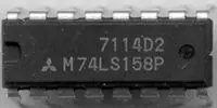 SCHUKAT 74LS158 QUAD 2-1 MUX. (INV.OUT)
