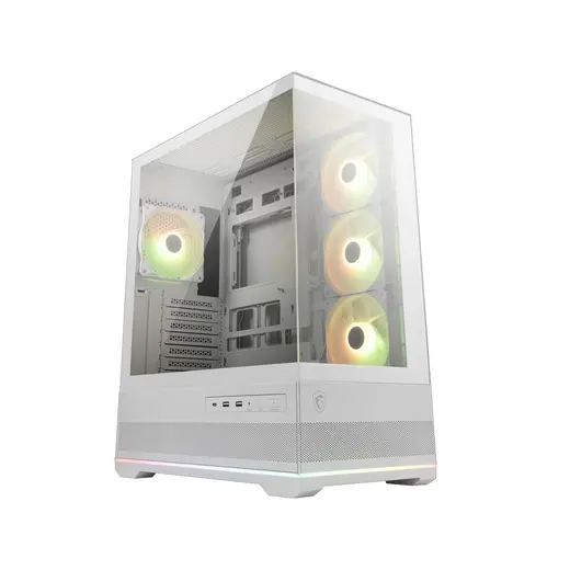 MSI MAG PANO 110R PZ USB3.2 4x12CM ARGB FAN TEMPERLI CAM GAMING ATX KASA BEYAZ