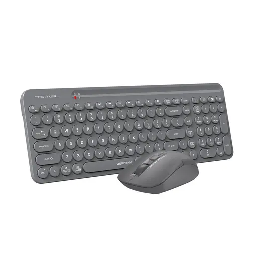 A4 TECH FG3300 AIR2 2.4 QMINI FN-MM SESSIZ KLAVYE&MOUSE SET GRI alternatif görünüm