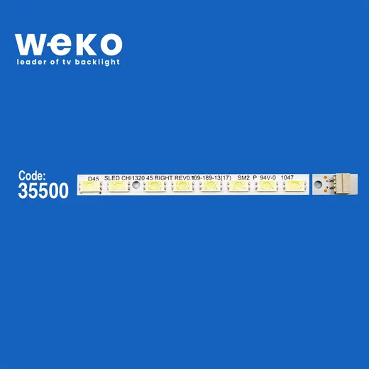 WKSET-6148 35500X1 HE315DH-E01-90 - RSAG7.820.4225/ROH VER.A 1 ADET LED BAR (45LED) alternatif görünüm