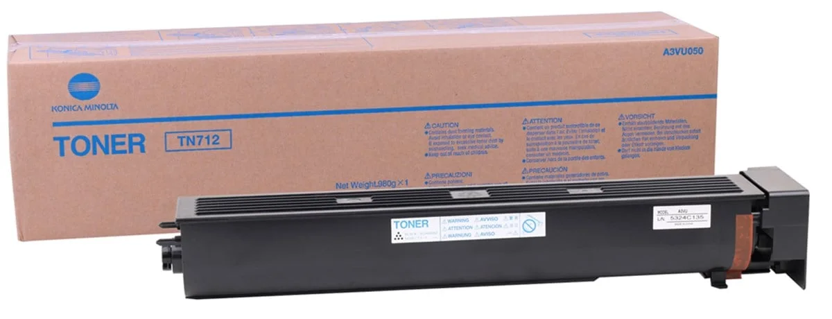 Minolta TN-712 Orjinal Toner Bizhub 654 654e 754 754e