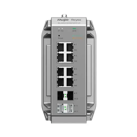 RUIJIE REYEE RG-NIS3100-8GT4SFP-HP 8x 10/100/1000 POE 240W +4SFP END. SWITCH